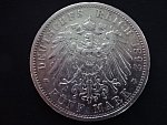 Prusko, Wilhelm II (1888-1918), 5 Mark 1892 A, J. 104, KM. 523