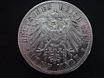 Prusko, Wilhelm II (1888-1918), 5 Mark 1898 A, J. 104, KM. 523