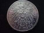 Prusko, Wilhelm II (1888-1918), 5 Mark 1907 A, J. 104, KM. 523