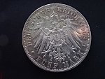 Württenberg, Wilhelm II. (1891-1918), 5 Mark 1908 F, J.176, KM. 632