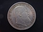 Württenberg, Wilhelm II. (1891-1918), 5 Mark 1907 F, J.176, KM. 632