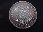 Württenberg, Wilhelm II. (1891-1918), 5 Mark 1904 F, J.176, KM. 632
