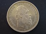 Württenberg, Karl I. (1864-1891), 5 Mark 1874 F, J.173, KM. 623