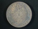 Hessen, Ludwig III.  (1848-1877), 5 Mark 1876 H, J. 67, KM. 353
