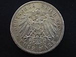 Sasko, Friedrich August III. (1904-1918), 5 Mark 1908 E, J.136, KM. 1266