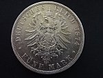 Prusko, Wilhelm I. (1861-1888), 5 Mark 1874 A, J. 97, KM. 503