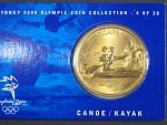 5 Dollars 2000, olympiáda Sydney 2000, No.4/28 KANOISTIKA, orig. balení