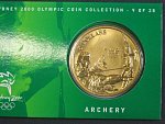 5 Dollars 2000, olympiáda Sydney 2000, No.9/28 LUKOSTŘELBA, orig. balení