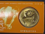 5 Dollars 2000, olympiáda Sydney 2000, No.13/28 GYMNASTIKA, orig. balení