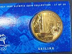 5 Dollars 2000, olympiáda Sydney 2000, No.17/28 JACHTIG, orig. balení