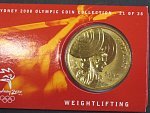 5 Dollars 2000, olympiáda Sydney 2000, No.21/28 VZPĚRAČSTVÍ, orig. balení
