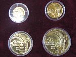 Sada 1, 2, 5, 10 Dukátů 1998 RASTISLAV, k 5.vzniku republiky, náklad 20ks, velmi pěkné