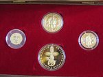 Sada 1, 2, 5, 10 Dukátů 600.výročí Dračího řádu krále Zikmunda, náklad 20ks