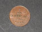 1 Centesimo 1834 M