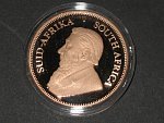 1 Krugerrand 2007, váha 1 unce čistého zlata, bezvadný stav