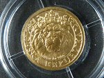 5 Dollars 2022 Zlatá 1/25 OZ investiční mince Český lev standart
