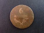 ražba pro město Zamosk, 6 Groszy 1813