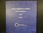 sada 2023 PROOF + Ag medaile s motivem Přemysl Otakar II., náklad 1750 ks, papírový obal
