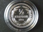 1/2 Koruna 1915 nevydaná, novoražba