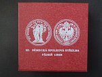 III.Německá spolková střelba ve Vídni 1868, Ag novoražba ČM 2024, Ag 31,1 g, etue, certufikát