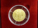 2004, Česká mincovna, zlatá medaile Dukát se sv. Václavem, Au 0,986, 3,49g, náklad 500 ks, etue, certifikát