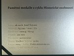 Ag + Cu pamětní medaile J.Šejnosty - Alois Rašín, Ag 999, 1000 g, průměr 100 mm, Cu 872 g, 100 mm, ražba Česká mincovna 2024, náklad 30 ks, etue, certifikát