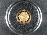 Gibraltar, 1 Pound 2020, Au 999/1000, 0,5g, průměr 11 mm, z cyklu nejmenší zlaté mince světa