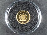 Samoa, 5 Dollars 2014, Au 999/1000, 0,5g, průměr 11 mm, z cyklu nejmenší zlaté mince světa
