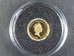 Tuvalu, 1 Dollar 2010 Marine life,  Au 0,999, 0,5g, náklad 5000 ks, průměr 11 mm, z cyklu nejmenší zlaté mince světa