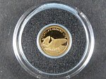 Tokelau, 5 Dollars 2012, Au 999/1000, 0,5g, průměr 11 mm, z cyklu nejmenší zlaté mince světa
