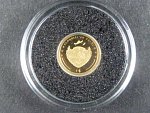 Palau, 1 Dollar 2009, Au 999/1000, 0,5g, průměr 11 mm, z cyklu nejmenší zlaté mince světa