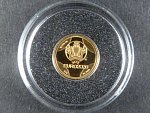Gibraltar, 1 Pound 2020, Au 999/1000, 0,5g, průměr 11 mm, z cyklu nejmenší zlaté mince světa