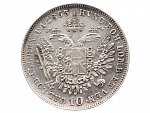 10 Kreuzer 1853 A, Vídeň_