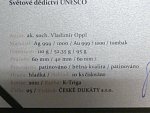 Au + Ag + Cu medaile V.Oppla - Aboriginal Art z cyklu pocta medailérům 1.část, Au 999, 52,35g, Ag 999, 110g, Tombak 95g, 60 mm, ražba Česká mincovna 2021, náklad 10 ks číslovaných, etue, certifikát