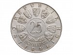 25 Schilling 1956 - 200. výročí narození Wolfgang Amadeus Mozart_