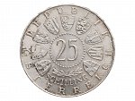 25 Schilling 1963 - 300. výročí narození Prince Eugena_