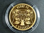 Au medaile TGM 1850 - 1937, Au 999,9, 7,3 g, průměr 25 mm, náklad 100 ks, certifikát č. 16