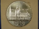 AR medaile dokončení stavby Chrámu sv. Víta, Ag 987, 70 mm, 116 g, náklad 160 ks, ražba Česká mincovna 2023, dřevěná etue, certifikát