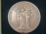 AE medaile střelby Vídeň 1868, Cu, 100 mm, 872 g, náklad 100 ks, ražba Česká mincovna 2024, etue, certifikát