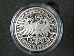 AR medaile střelby Insbruck 1885, Ag 999, 37 mm, 31,1 g, náklad 2000 ks, ražba Česká mincovna 2023, etue, certifikát