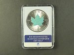 5 Dollars 2016 Maple Leaf 1 OZ Ag 999,9, kolorováno