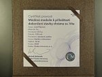 AE medaile dokončení stavby chrámu sv. Víta, Cu, 872 g, průměr 100 mm, ražba Česká mincovna 2024, náklad 30 ks číslovaných, číslo 