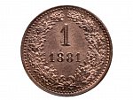 1 Krejcar 1881_