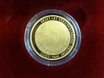 2003, Česká mincovna, zlatá medaile Václav Havel 10.let ČR, Au 999,9, 7,78g, náklad 500 ks, etue, certifikát