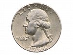 1/4 Dollar 1964D