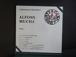 Ag  pamětní medaile Zbyňka Fojtů - Alfons Mucha, Ag 999,9, 40 g, průměr 37 mm, ražba Česká mincovna 2024, náklad 150 ks, číslované, etue, certifikát
