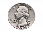 1/4 Dollar 1947_