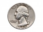 1/4 Dollar 1949D_