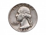1/4 Dollar 1961D_