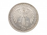 5 Marka 1969 F - 375. výročí úmrtí Gerharda Mercadora, Ag 0.625, 11.20 g._